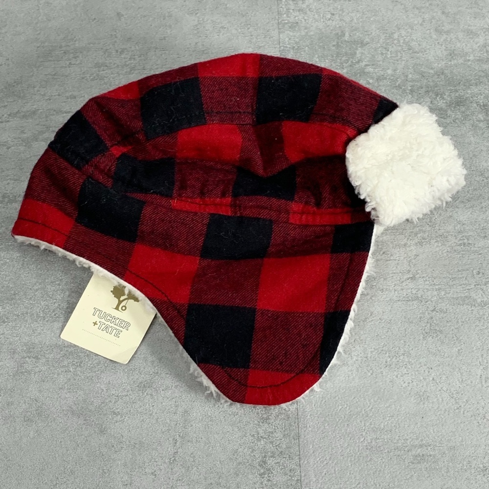 Tucker + Tate Red/Black Plaid Flight Check Bomber - Picture 1 of 9